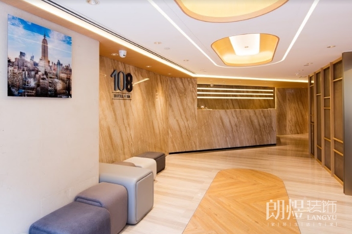 現(xiàn)代主義風(fēng)格酒店裝修效果圖-酒店前臺