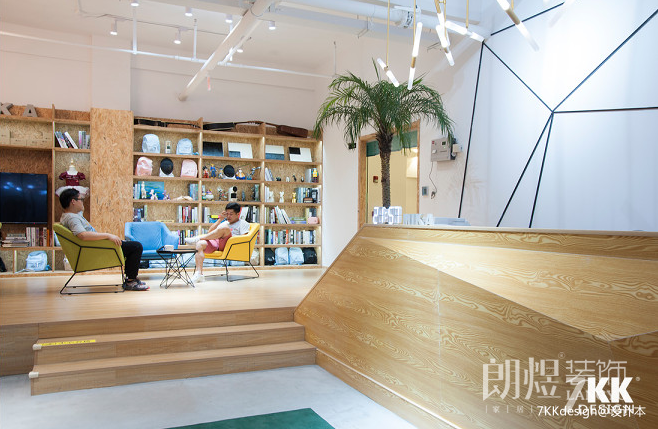 書法音樂教育培訓(xùn)機(jī)構(gòu)大廳裝修效果圖