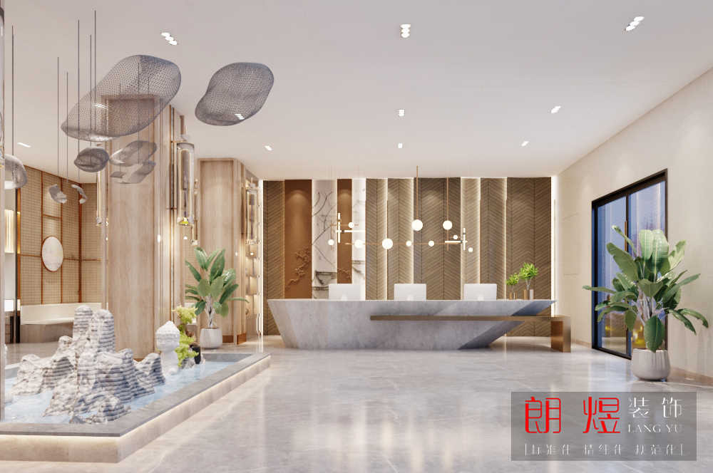 現(xiàn)代休閑養(yǎng)生會(huì)所裝修效果圖 