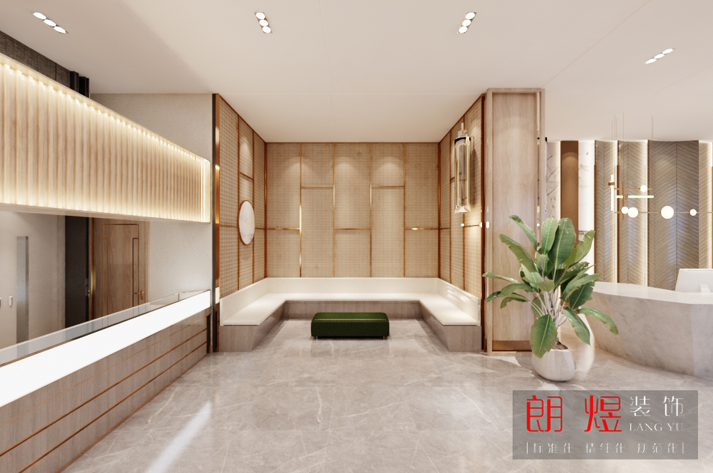 現(xiàn)代休閑養(yǎng)生會(huì)所裝修效果圖 